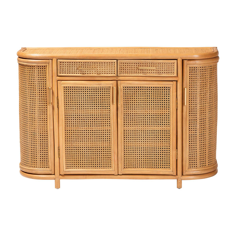 Mckenna Rattan 48" W Sideboard with 2-Drawer