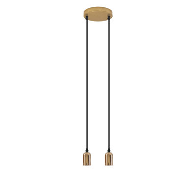 Armida - Light French Gold Cluster Pendant