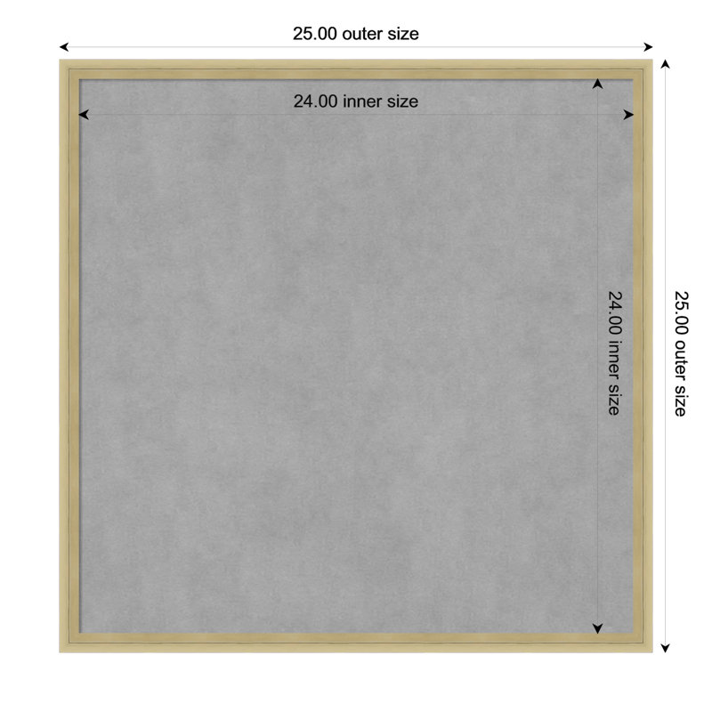 Tableau magnétique magnétique en métal, H 25 po x l 25 po