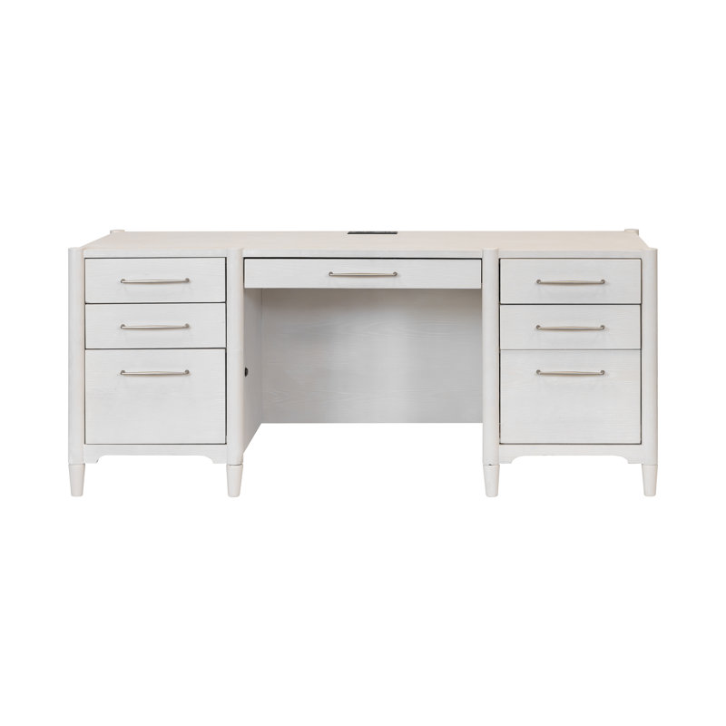 Bureau moderne en bois, rangement pour bureau, table d'écriture, entièrement assemblé, blanc