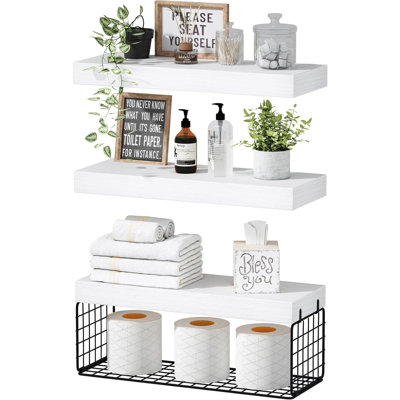 Bathroom Shelves Over Toilet - Wall Mounted
