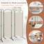 331cm W x 188cm H 6 - Panel Metal Folding Room Divider