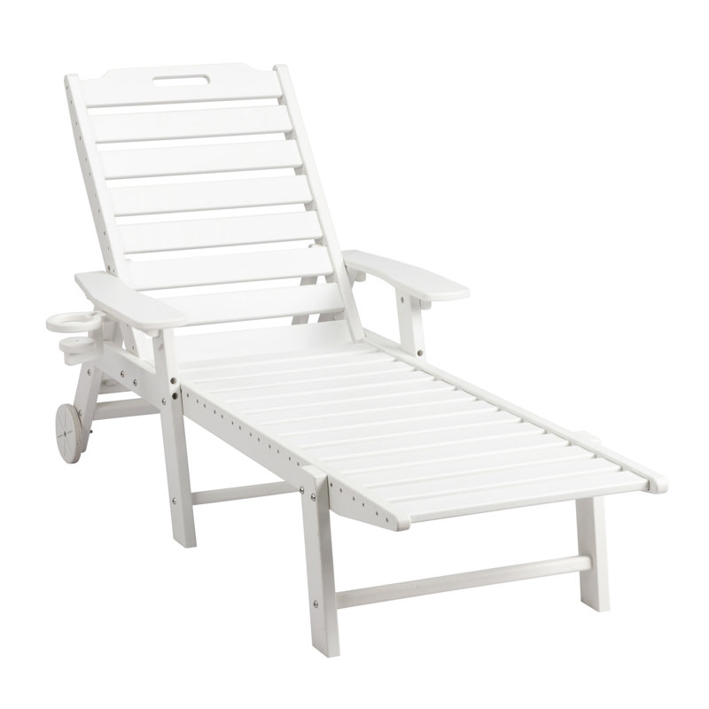 Outdoor Chaise Lounge, Teak