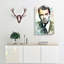 James Stewart In Abstract - Wrapped Canvas-55307986