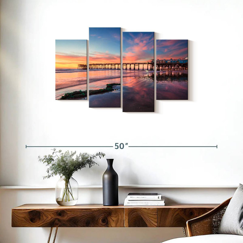Aletra Cocoa Beach Pier Sunrise, 22" H x 36" W