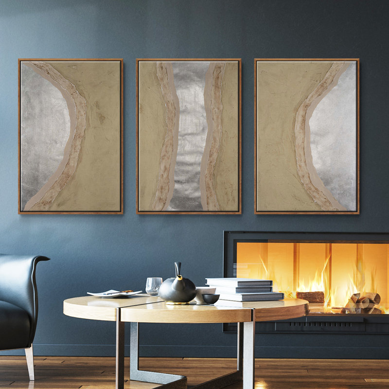 " Silver Lake I " 3 - Pieces, Walnut, 40" H x 78" W