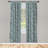 Floral Semi-Sheer Rod Pocket Curtain Panels-45230844