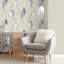 Lark Manor 10.5m x 52cm Wisteria Floral Wallpaper Roll-1297640220