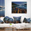 Coussin Large Large Logs in Mountain Lake