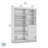 Arlex 61W Closet Organizer with Drawers-140028237