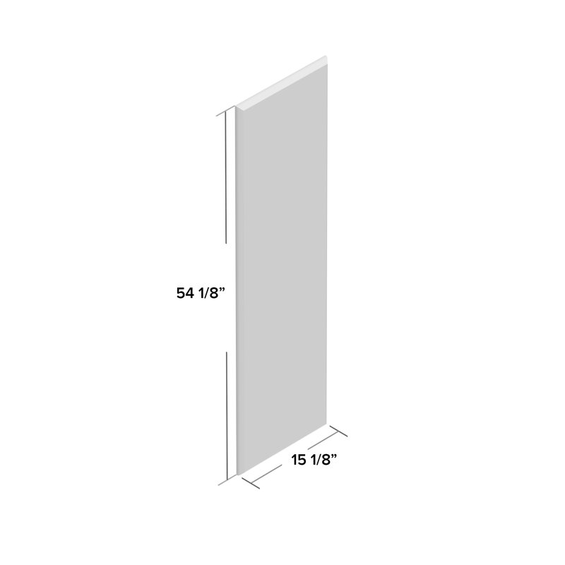 Gollehur Metal Flat Mirror, 54.13" H x 15.13" W