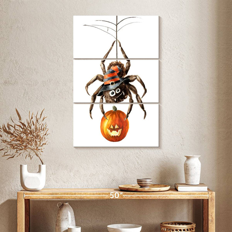 Brampt Spider Pumpkin, 38" H x 24" W
