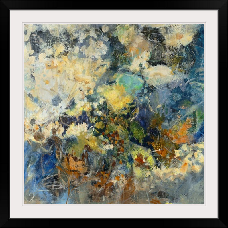 Drexton " Russian Floral " by Jodi Maas, 8" H x 8" W x 1.5" D, Canvas