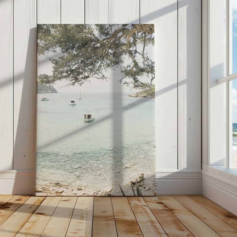 Impression sur toile Peaceful Ocean Cove, Toile tendue, H 30 po x l 20 po x P 1,25 po