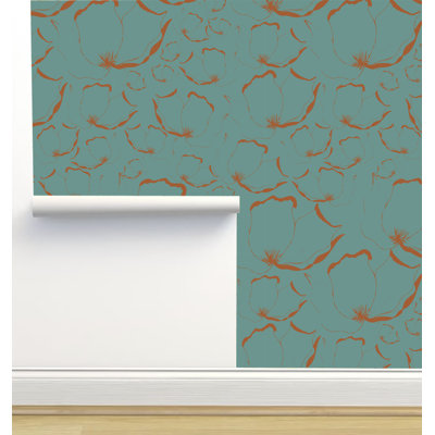 Nen Peel & Stick Floral Wallpaper