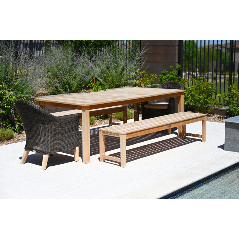 Vienna Wicker Outdoor Dining Armchair, Brown, Cast Charcoal