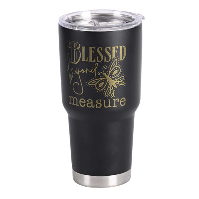 Dicksons Inc 30oz. Double Wall Insulated Stainless Steel Travel Tumbler