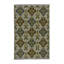Hand-Knotted High-Quality Ivory/Green/Navy/Red Area Rug