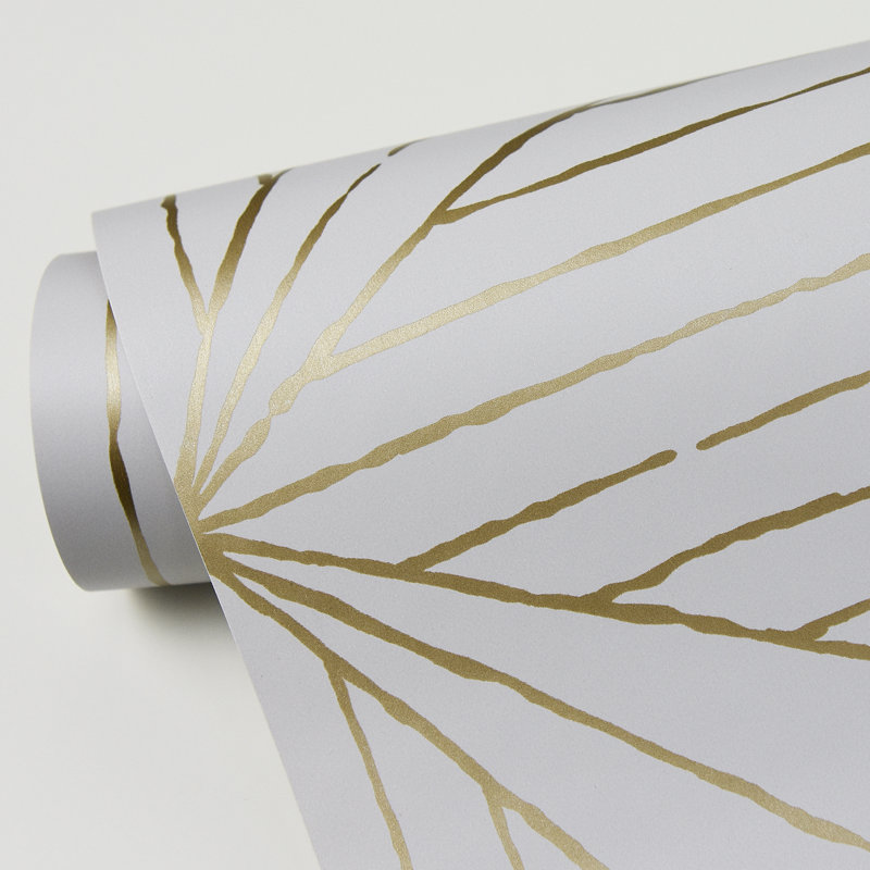 Papier peint adhésif doré doré