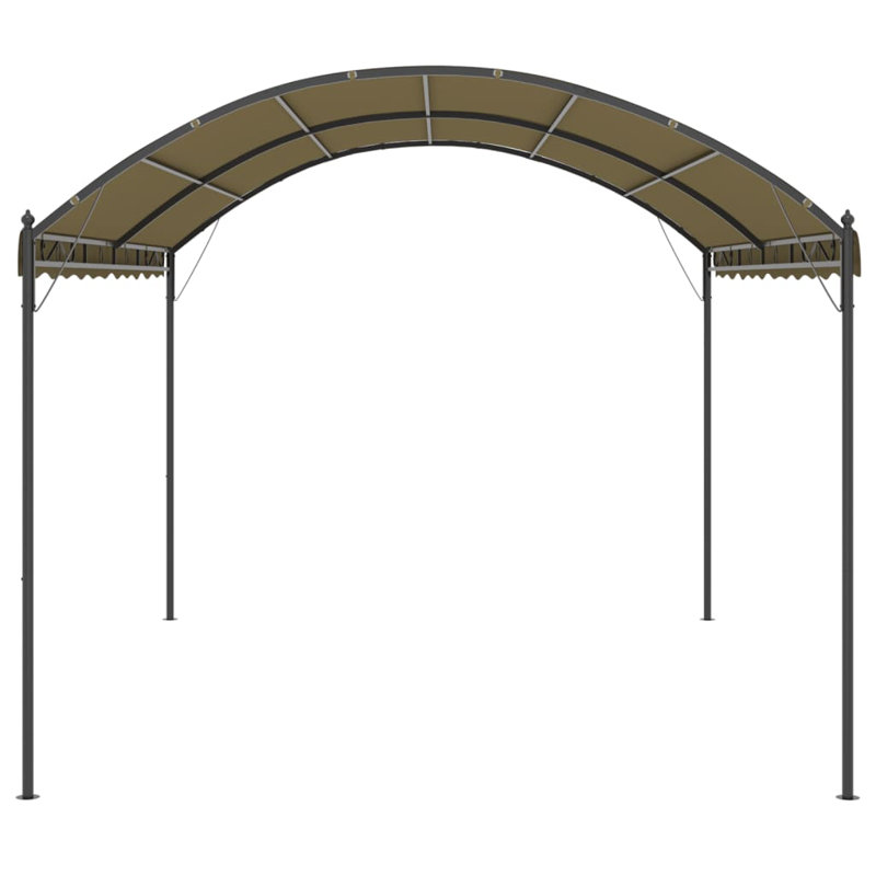 13.1 Ft. W x 9.84 Ft. D Steel Patio Gazebo Gazebo, Taupe
