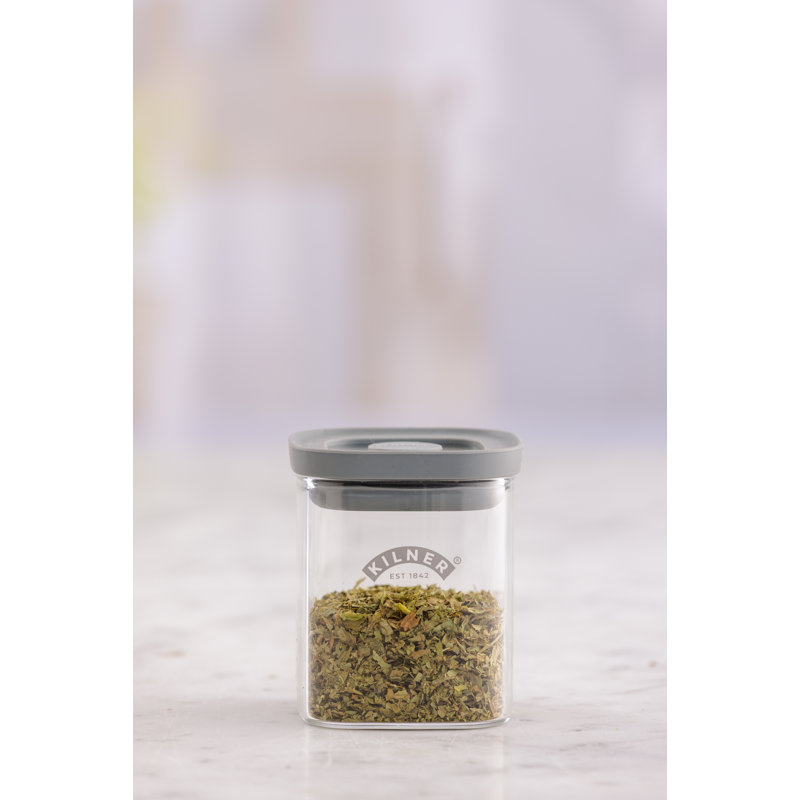 Kilner Fresh Storage Spice Jar Set 0.16 Litre, 8