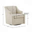 Fauteuil oscillant pivotant Justin
