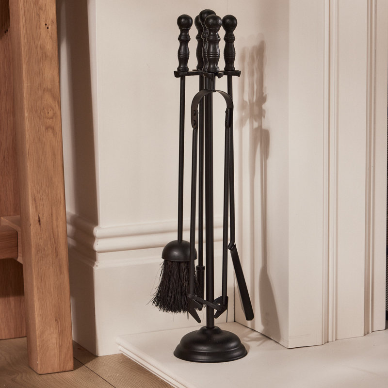 Alcivar Iron Fireplace Tool Set