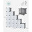 16 Pair Stackable Shoe Storage Cabinet-1109271795