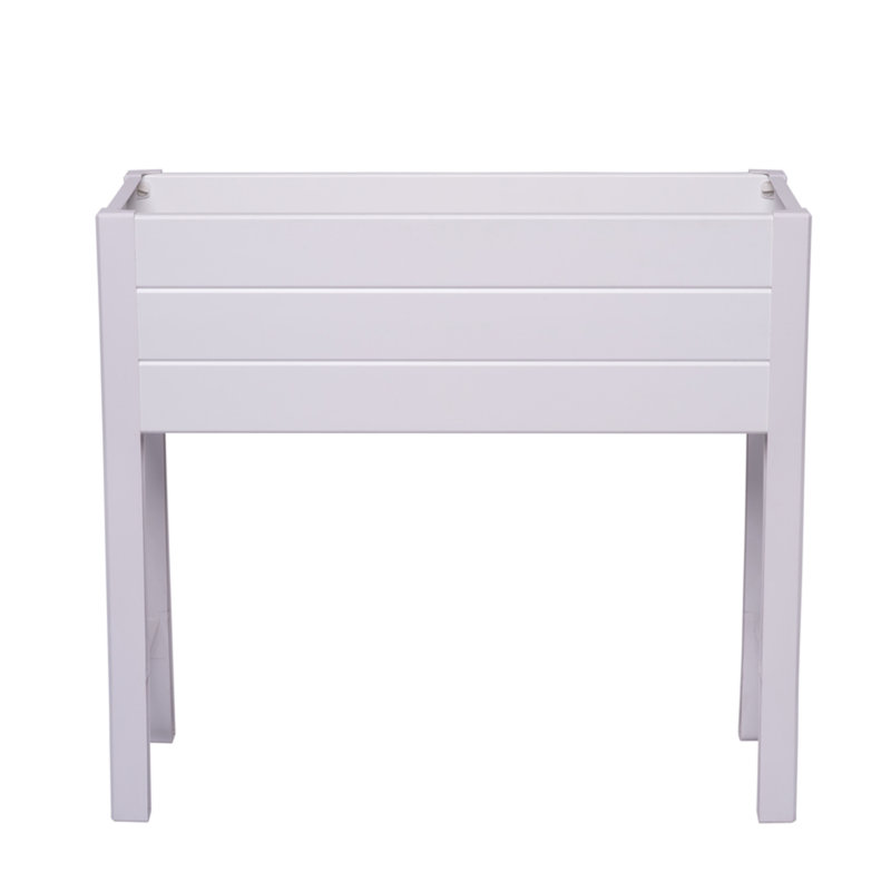 NuVue 32 in. H X 36 in. W X 11 in. D X 15 in. D Vinyl Elevated Garden Box White