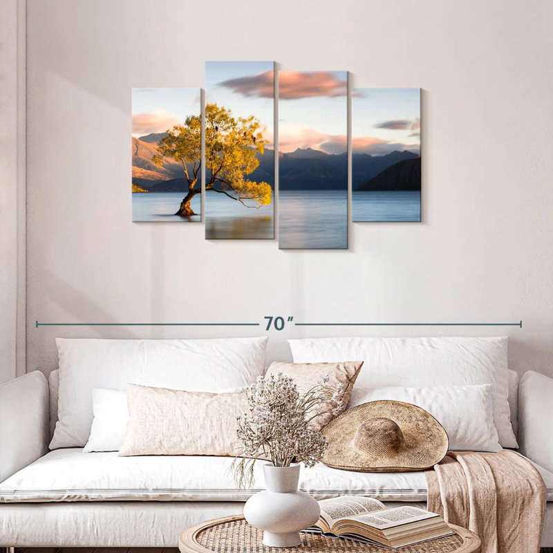 Paysage du lac Alvord Wanaka, H 27 po x l 43 po