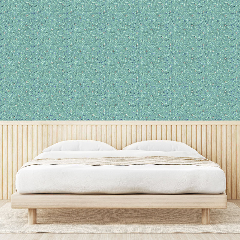 Emanuele Textured Peel and Stick Wallpaper Roll, 13" W x 100" L