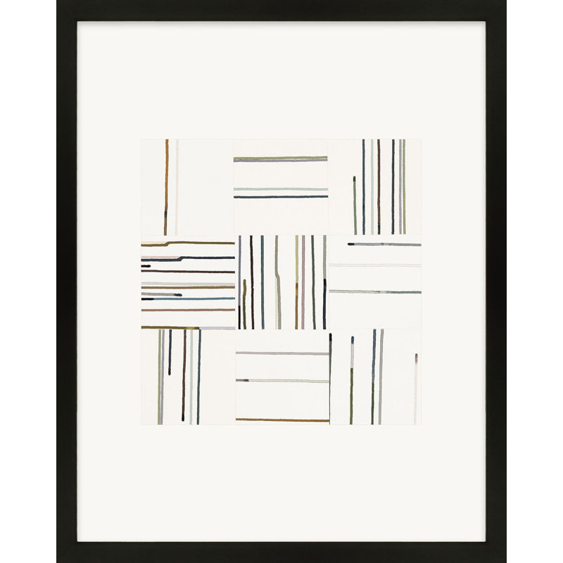 Drips II Print by Beth James, Black Framed, 30" H x 24" W x 1.25" D