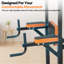 Barre de traction et station de dips Power Tower – Cadre en acier robuste, capacité de 120 kg, hauteur réglable sur 6 niveaux, autoportante pour l'entraînement de force à domicile, les tractions, les dips et les relevés de jambes