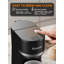 Cafetière à portion unique pour café K-Cup et moulu, infusion rapide, 6 à 12 onces, une tasse à café pour tasses de 5,5 po, petite cafetière à un bouton avec rappel de détartrage
