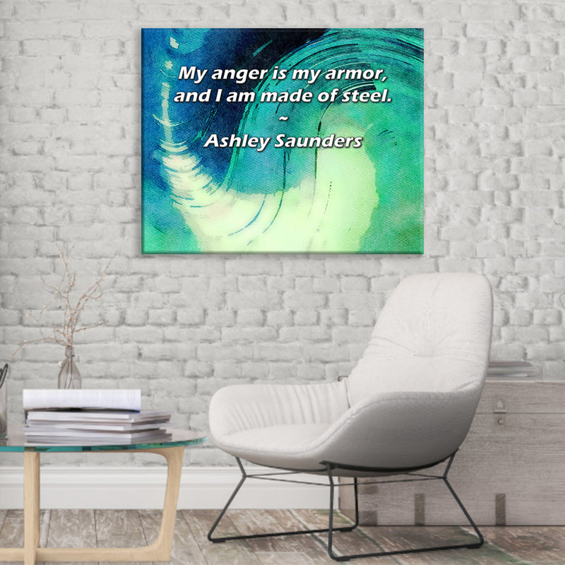 Artsy Quote By Ashley Saunders Gallery Wrapped Canvas, 28" H x 40" W