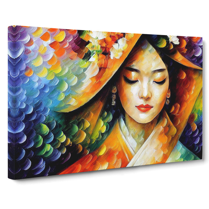 Shimmering Geisha Vol.3 - Wrapped Canvas, 50cm H x 76cm W x 3cm D