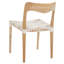 Chaise d'appoint Aruna en beige / crème