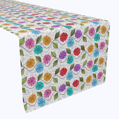 Jase Floral Vine Ropes Table Runner