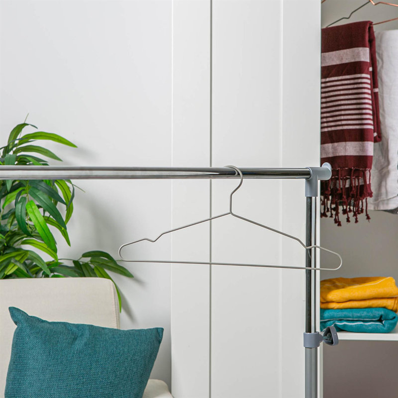 Metal Non-Slip Standard Hanger for Dress/Shirt/Sweater, Grey