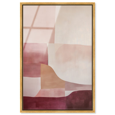 Ruby Dreams II High-Gloss Frameless Acrylic Glass Wall Art Abstract Print by Oliver Gal, Ready to Hang, 10 x 15