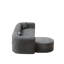 Canapé d'angle moderne, canapé nuage incurvé en chenille de 278 cm (109,4 pouces) pour salon-954895135