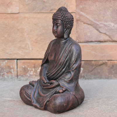 Meditating Buddha  Magnesium Oxide Garden Statue
