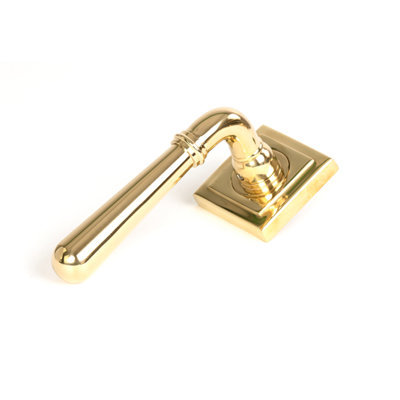 Polished Marine SS (316) Newbury Lever On Rose Set (Square) - Unsprung
