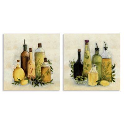 Ensemble d'œuvres d'art sur toile 2 pièces, "Italian Kitchen Cookies", par Marilyn Dunlap