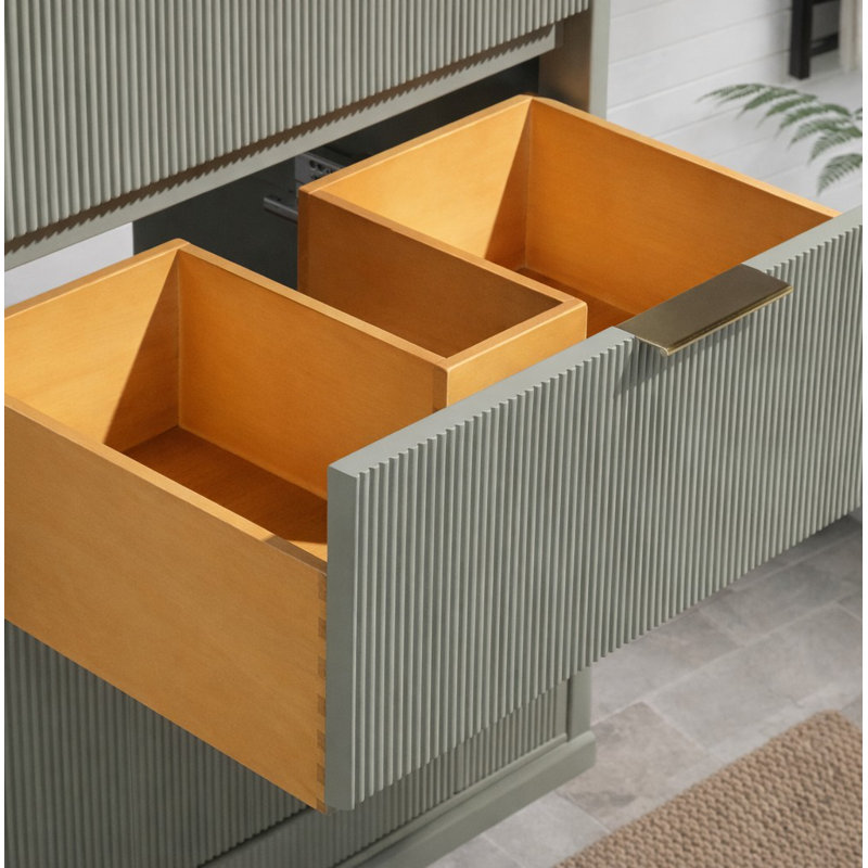 Meuble-lavabo simple 30 po avec plateau en quartz Aria