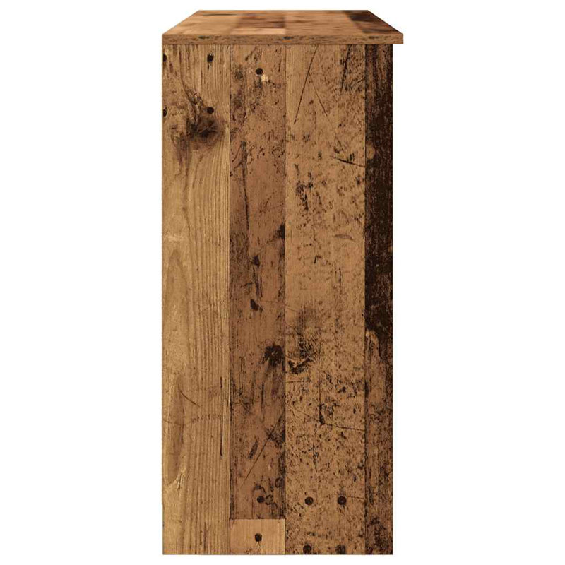 Sideboard With Drawer 101X35x76 Cm Engineered Wood, Old Wood