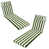 Grass Green/White Striped