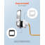 Trousse de remplacement pour poignée de toilette à fixation latérale, chrome