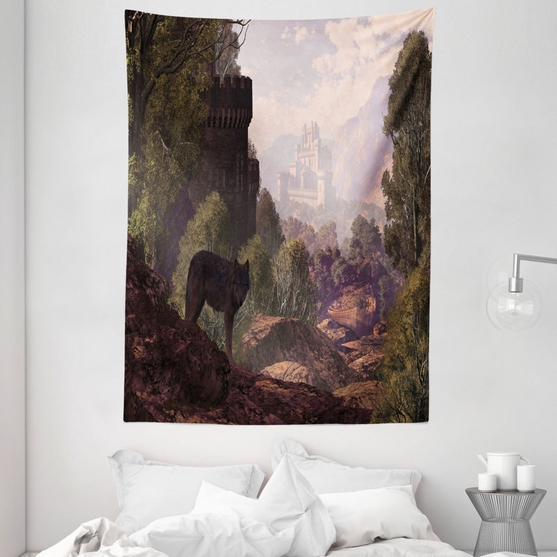 Tapisserie en polyester, H 80 po x l 60 po