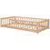 Decimus Twin Floor Platform Bed with Fence